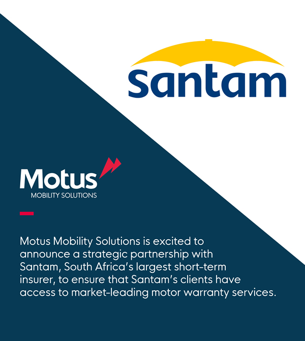Santam partners with Motus to provide motor warranty services to clients
